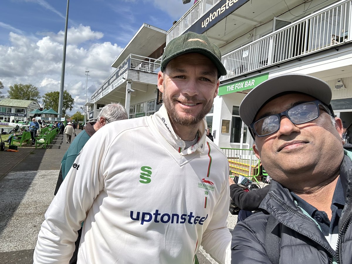 You can’t go to a county cricket match and not meet the Australians!

Marcus Harris and Peter Handscomb

#CountyChampionship