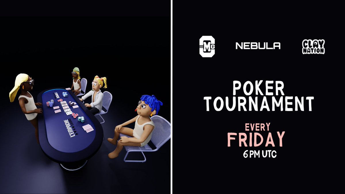 Who's up for some Friday night poker? 10 ADA BUY IN💥 Register in @TheNebula_ADA discord ⬇️