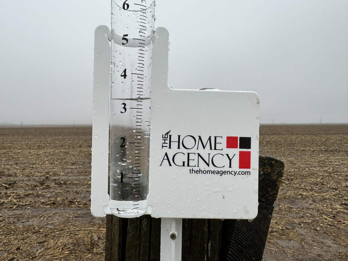 There must’ve been a little magic left in this rain gauge