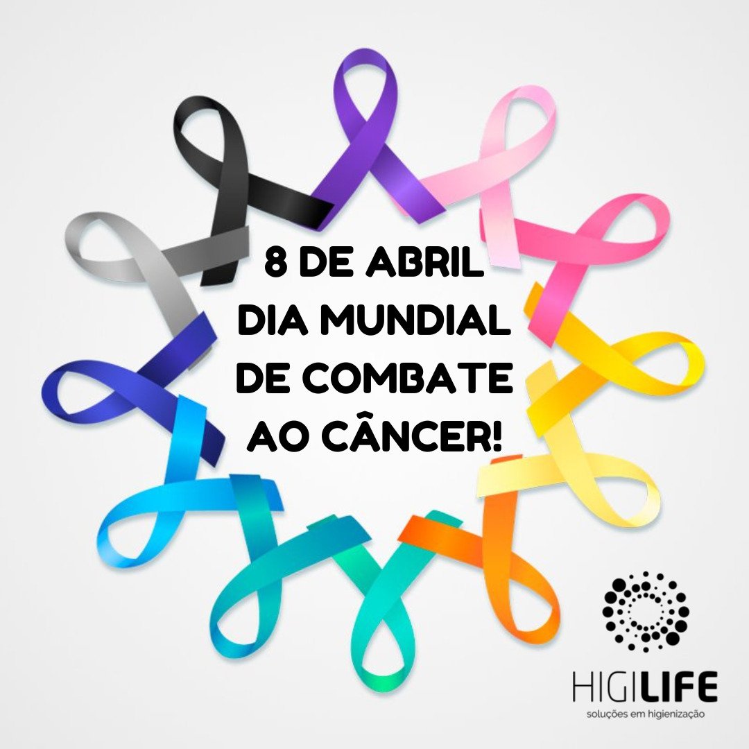 🎯 O Dia Mundial de Combate ao Câncer – lembrado em 8 de abril - foi criado pela União Internacional de Controle do Câncer (UICC) para marcar o combate à doença, que a cada ano atinge milhares de pessoas. ❤️ #cancer