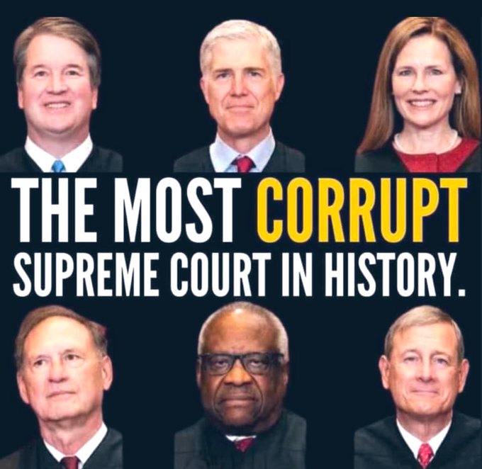 @RpsAgainstTrump FAR FROM IT! Where the hell does this 'UNFIT for the Bench' twit come up with THAT?! Only a severely partisan paid stooge would make such a claim & amid such a critical moment! #NoJusticeNoPeace #BanTrumpFromTheBallot #CorruptSCOTUS #ExpandSCOTUS #CodifyRoe #CodifySocialSecurity