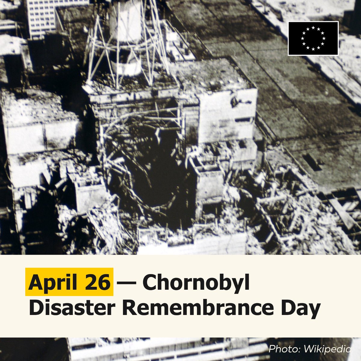 On Chornobyl Remembrance Day I join Ukrainians in honouring all those affected by the nuclear disaster & its cover up by Soviets. I was here in Kyiv just two days after and strolled on Khreshchatyk. Many lives could have been saved by more timely reaction & telling the truth!!!