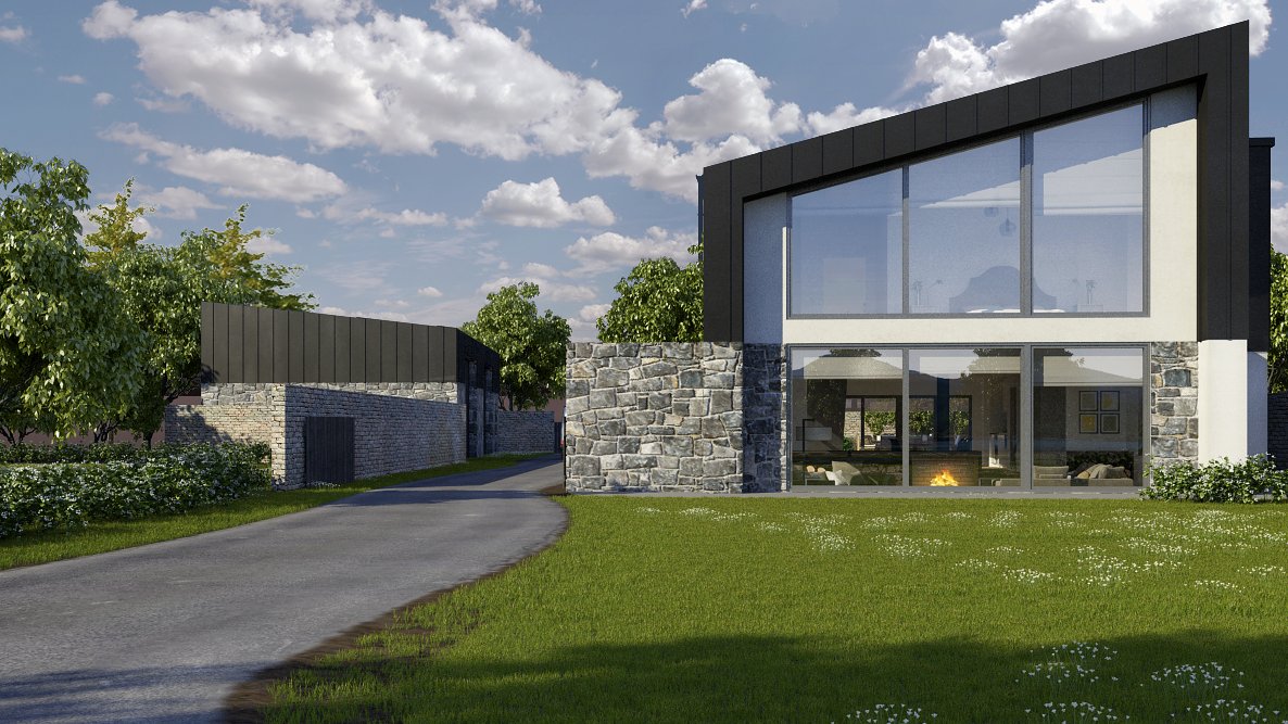 𝗟𝗮𝗿𝗻𝗲 𝗛𝗼𝘂𝘀𝗲
A project we designed outside #Larne
A modern mono-pitched house with west-facing glazing into the courtyard.

#architect #irisharchitecture #modernhome #irishhome #irishhouses #irishhouseplans
#ruralarchitecture #homedesigngoals #irishdesign #irishhomes