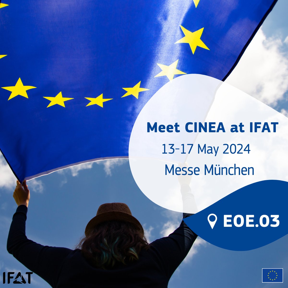 Find us at #IFAT !♻️ Hear first-hand experience on receiving #EUfunding from #InnovationFund & @LIFEprogramme projects 👇 @RepsolWorldwide @NesteGlobal @WagaEnergy @ArrivaItalia @Aimenct @SomosSacyr @RWE__UK #ZENI #Versalis #FieldFactors Programme 👉 europa.eu/!tfbYBc