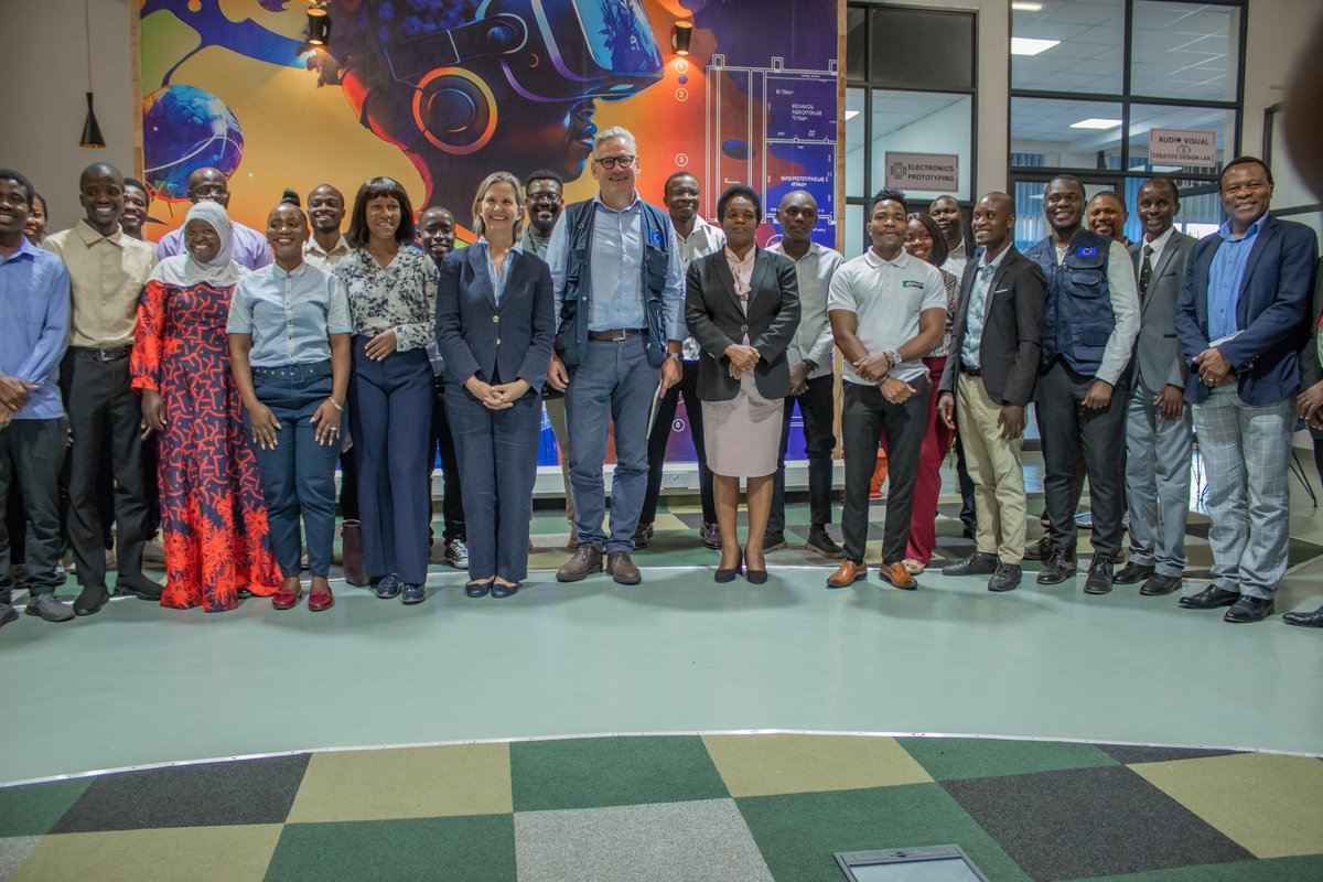 European Union Ambassador to Malawi, Rune Skinnenbach says he is impressed with the cutting edge equipment and facilities at UniPod and is optimistic that the space will assist young Malawian innovators to fulfil their dreams. #UniPod #Innovate #Create #Generate