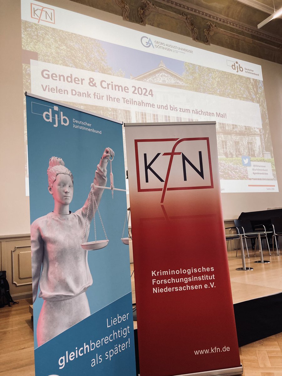 Mit einer dritten Panelsession zum Thema Strafvollzug geht die diesjährige #genderandcrime zu Ende. Vielen Dank an alle Mitwirkenden und Teilnehmenden für diese informative und gelungene Tagung. Bis zum nächsten Mal!