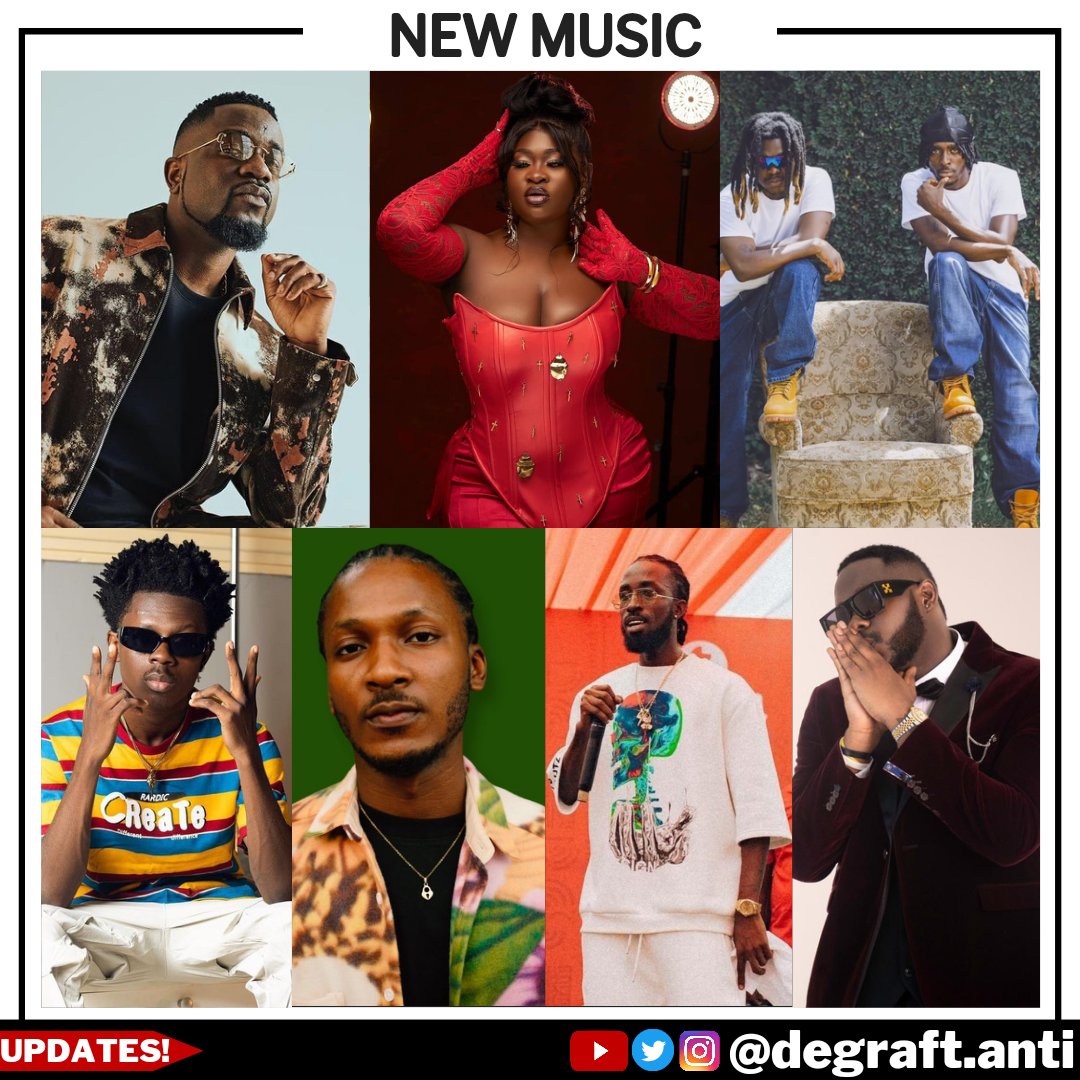 NEW MUSIC FRIDAY - GHANA 🇬🇭 Thread... _____ Mr Beast Blacko Sarkodie Stonebwoy Shatta Wale king Promise Strongman serwaa Amihere