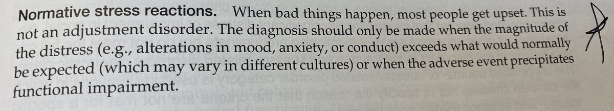 Some common sense in the DSM-5: “When bad things happen, most people get upset. This is not an adjustment disorder.”