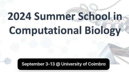 Summer School in Computational Biology organized in Coimbra (September 3-13). An opportunity to visit a beautiful small town, home to the oldest Portuguese University. Application deadline May 31, 2024 uc.pt/en/events/comp…