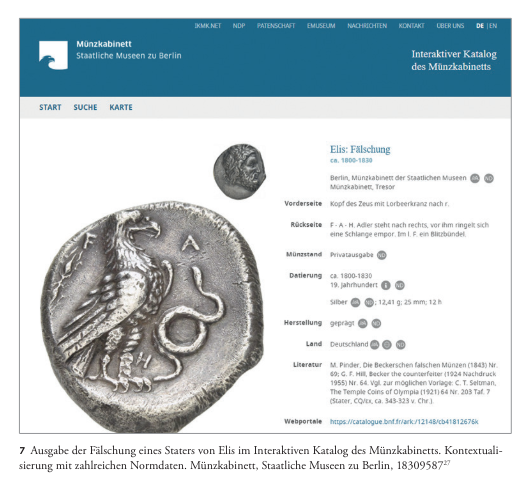 Der Artikel "Die Nationale Forschungsdateninfrastruktur und (Münz-)Fälschungen" ist bereits online verfügbar, u. a. unter <a href="/ResearchGate/">ResearchGate</a>: researchgate.net/publication/38… #Münzkabinett_Berlin <a href="/kulturSPK/">Stiftung Preußischer Kulturbesitz</a> <a href="/nfdi4objects/">NFDI4Objects</a> #Numismatik #museumistmehr