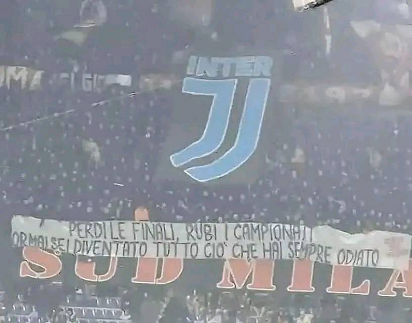 Milanlılara göre Inter, Juveleşti. 'Finalleri kaybeder, şampiyonlukları çalarsın; Artık hep nefret ettiğin şeyin ta kendisisin...'