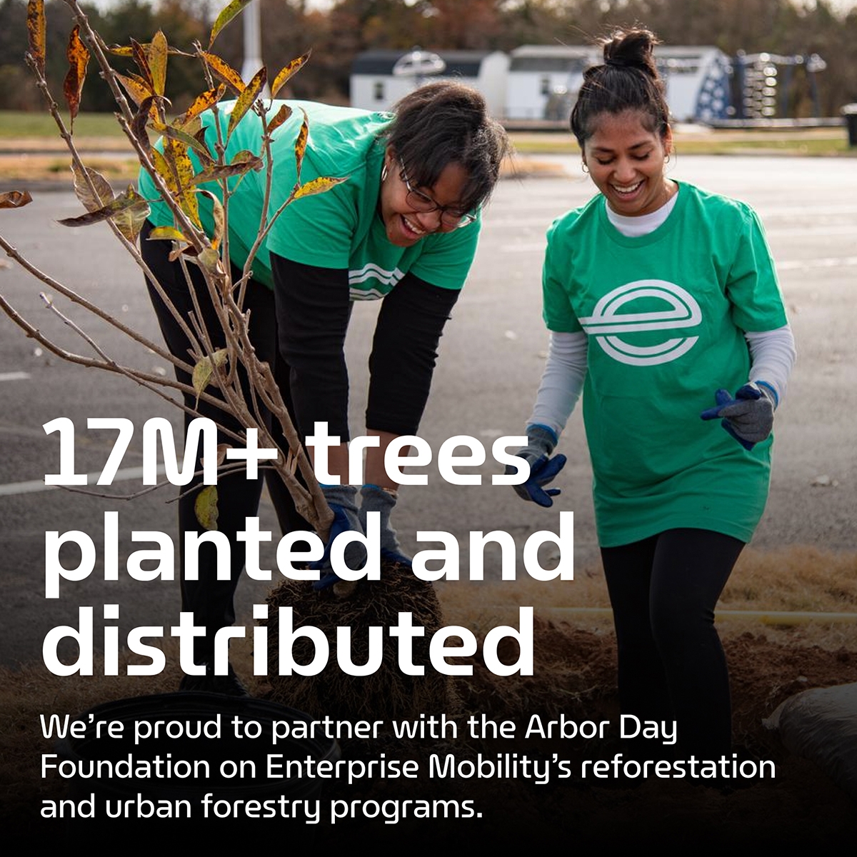 Happy #ArborDay! Did you know that Enterprise Mobility has partnered with the Arbor Day Foundation for over a decade to help restore over 36,000 acres of forests?

Learn more at EM.com/Trees

#EnterpriseMobility #iWork4EM