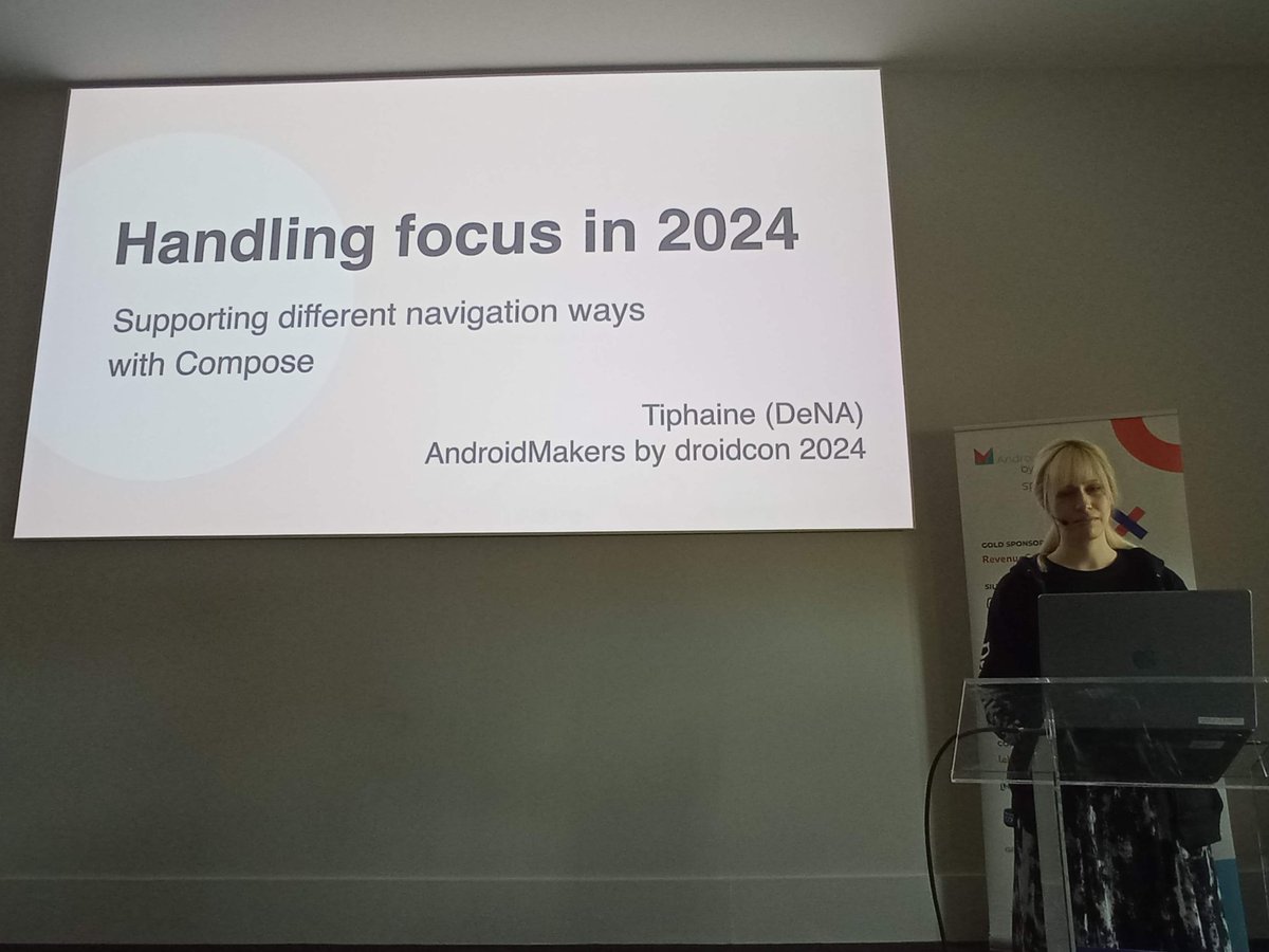 quilaztlia's tweet photo. At @AndroidMakersFR now is time to us to enjoy the expertise of @Tahia910 on focusing &amp; Accessibility

#AMxDC24 @AndroidMakersFR
#IWD24  #WTMImpactTheFuture #WomenTechmakersParis  
@WomenTechmakers
#Android #Dev #AndroidMakers #Paris https://t.co/NdO2NCUtaI
