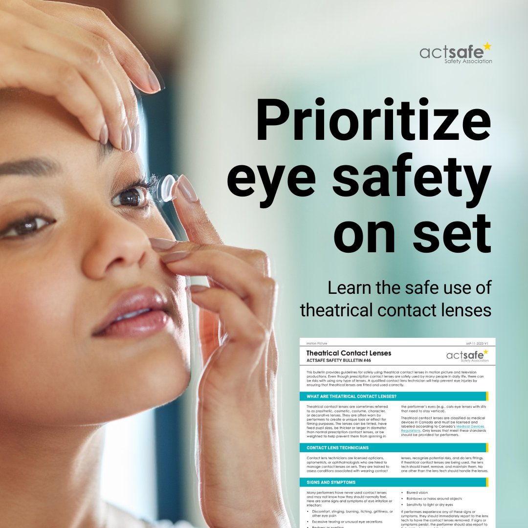 A qualified contact lens technician can help prevent eye injuries by ensuring that theatrical lenses are fitted and used correctly. Read More: actsafe.ca/wp-content/upl…