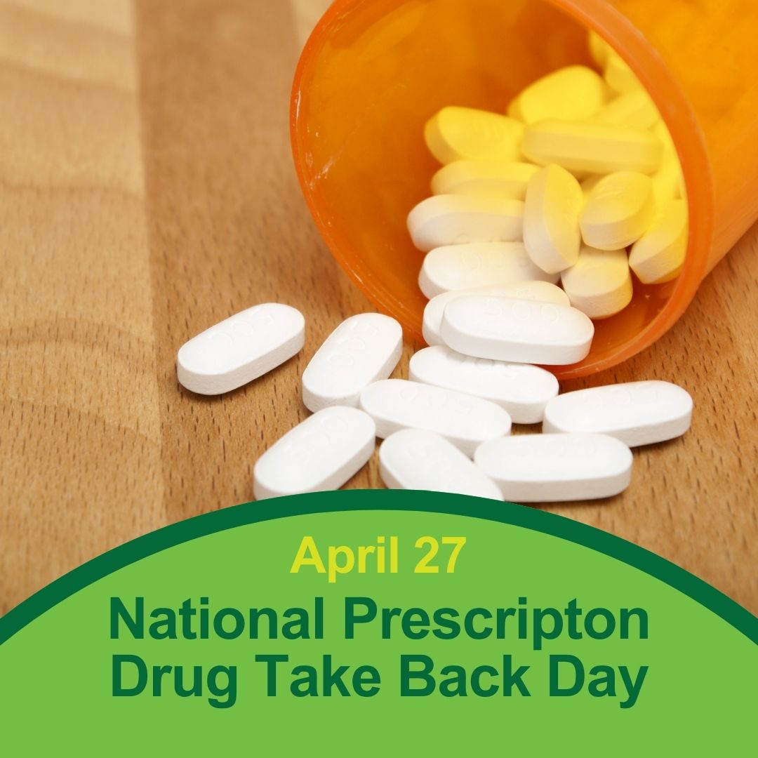 Drug overdose = major cause of accidental death in the U.S. Join the #DEATakeBack tomorrow, 10-2. Clear out those unused meds and help keep our communities safe. #TakeBackDay #SafetyIsPersonal #KeepEachOtherSafe

Find a drop-off spot near you: bit.ly/3sV6N2y