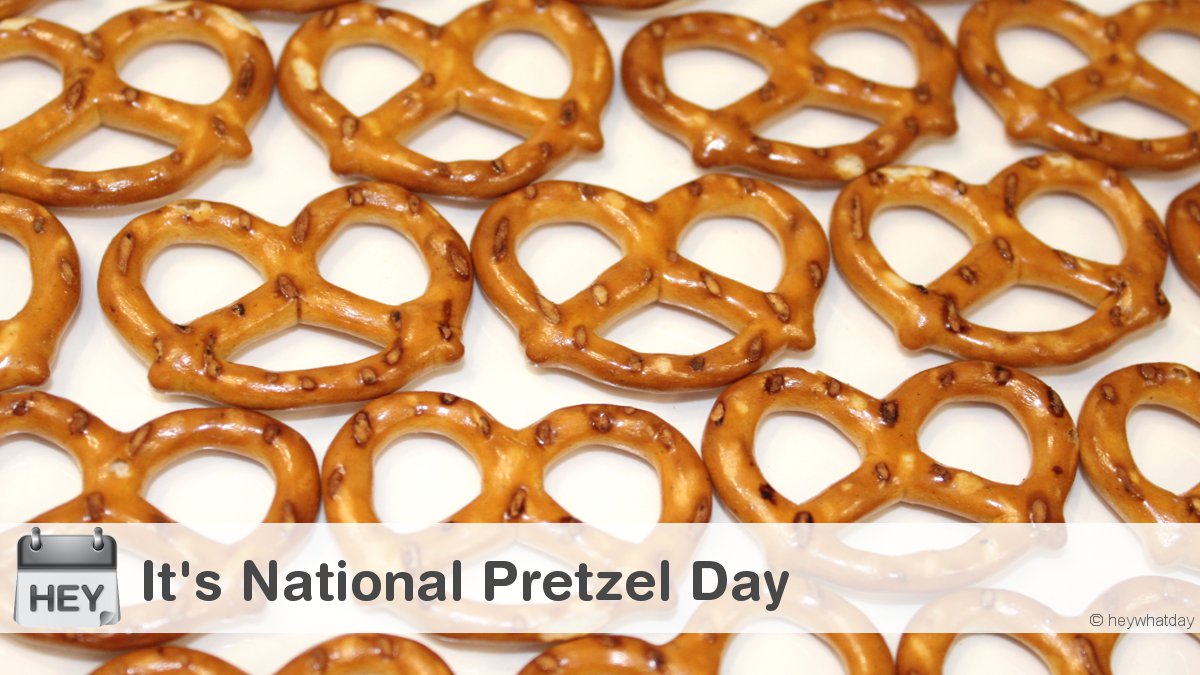 It's National Pretzel Day! 
#Snacks #NationalPretzelDay #PretzelDay