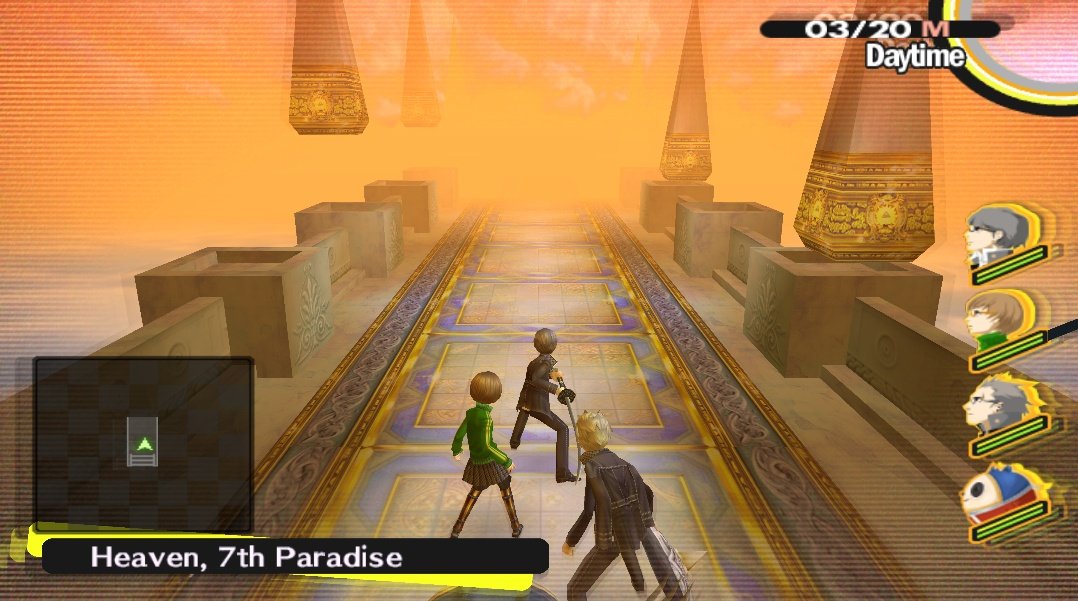 apparently, Heaven in P4 is a lot more distinctive than I realized lol