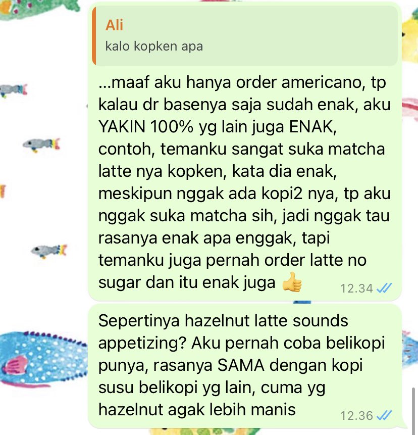 Girl @sagistics , aku baca chatku malah ini jadi keinget nata nawarin prol tape ke mamahnya si itu…