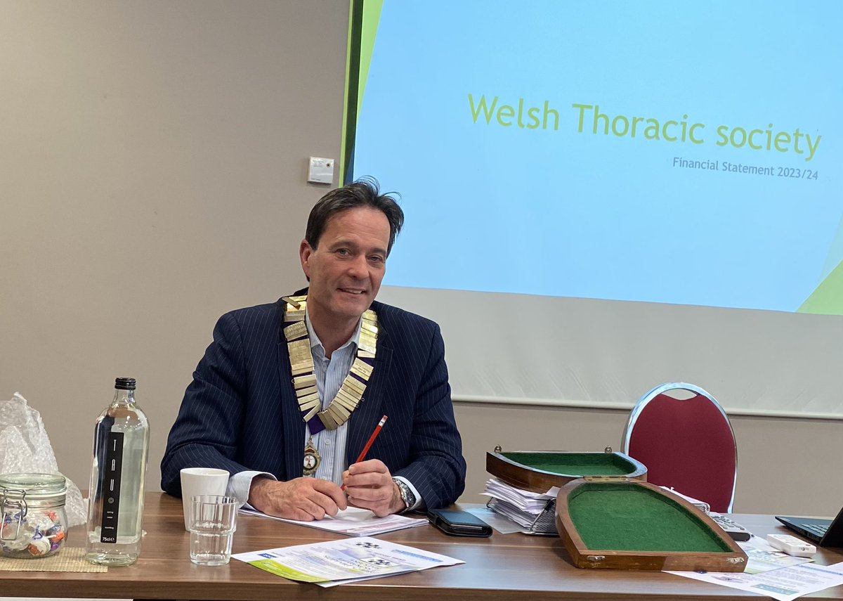 We’ve just had the @WelshThoracic AGM and have elected @keir_lewis as President. Thank you Dr Robin Ghosal for working so closely with us during your time as #WTS President