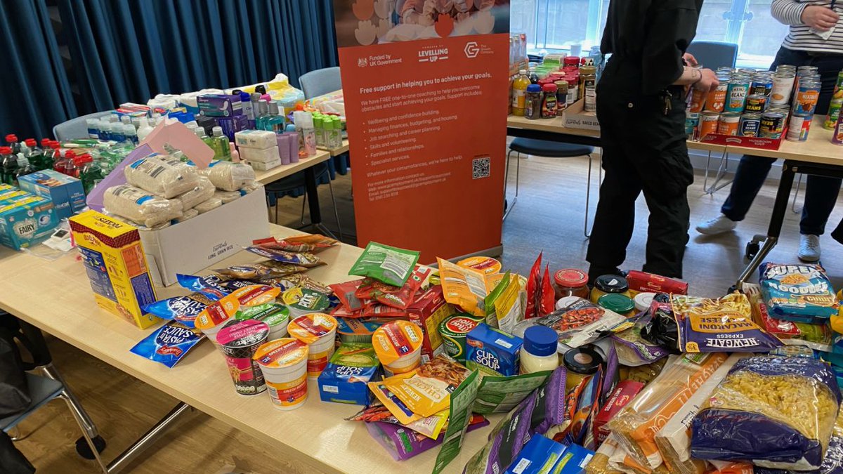 Thank you to everyone involved with @GC_Employment's #WorkingWell: Support to Succeed's #BigFoodDrop. Because of your support, an incredible amount of items were distributed to the communities across #GreaterManchester that need them the most, making a real impact. #Community