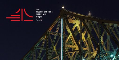 Le pont Jacques-Cartier sera sobrement éclairé ce dimanche soir, 28 avril 2024, pour souligner le Jour de compassion pour les personnes tuées ou blessées au travail (Jour de compassion pour les travailleurs). *** The illumination of the Jacques Cartier Bridge will be dimmed this