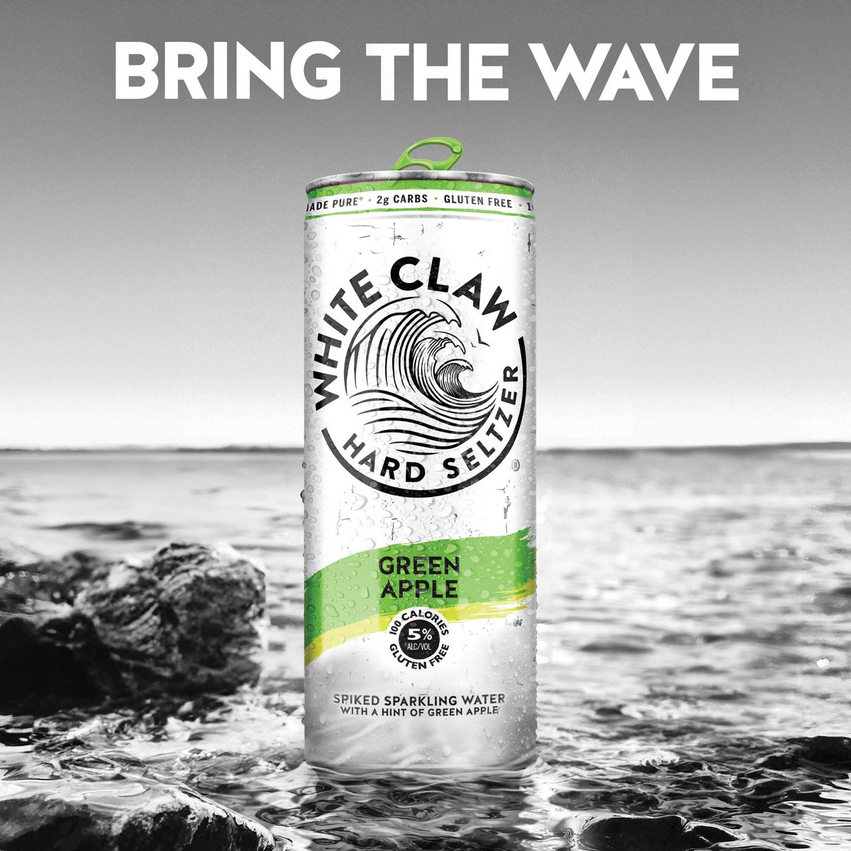 Your fridge looks good in green — and we don’t mean vegetables. Raise your hand if you’re dying to try White Claw Green Apple. ✋