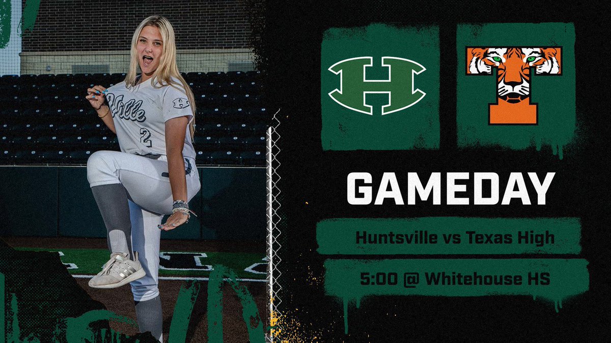 STAND ON BUSINESS!! Let’s do it in 2!! Game 2 of the series TODAY @ Whitehouse vs Texas High - 5:00 PM Be There, Be Loud, & #GoAndTakeIt 💚🥎🖤 #LockIn