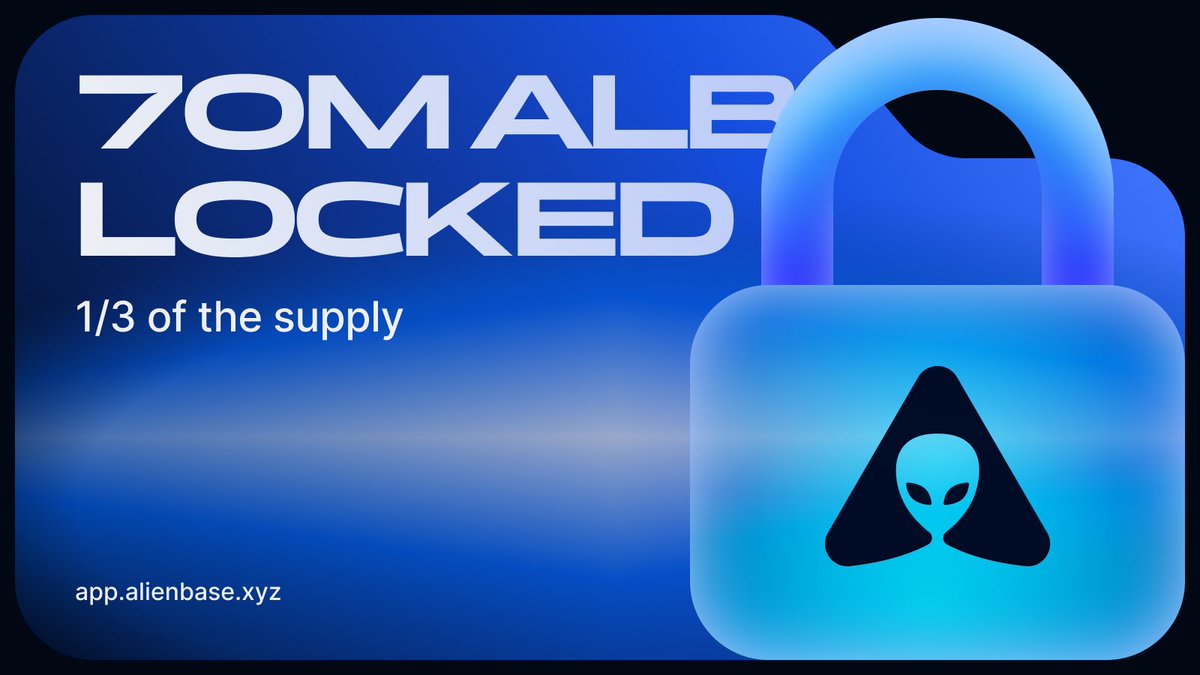 Just hours after the launch of esALB, one-third of the token supply has already been locked, amounting to $6.1 million. 🔒👽 The Alien community shows unwavering loyalty and confidence in the project. 🤝