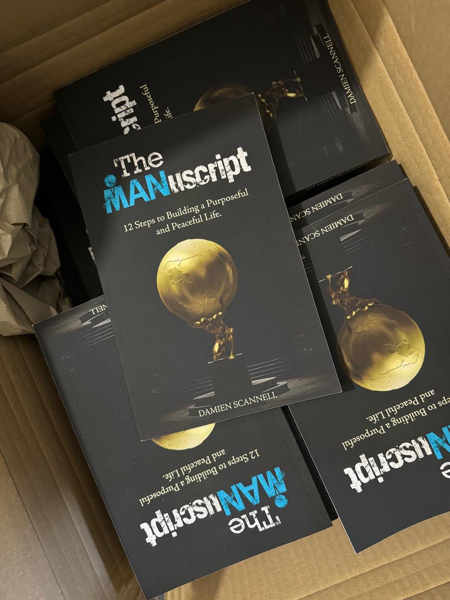 I’m giving away 5 copies of my book…. The MANuscript All you have to do is retweet this! I’ll select people at random 🥳🥳