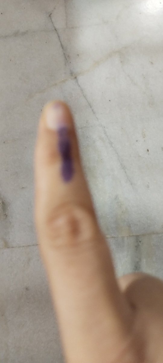 Got Inked ! 
#ModiForPM #ModiKaParivaar #ModiAgainIn2024 #ModiKiGuarantee #ModiHaiThoMumkinHai #BJP4IND