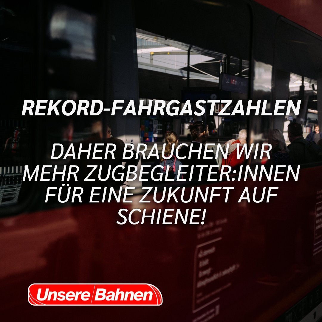 Einerseits ist das erfreulich, gleichzeitig bringt diese Entwicklung jedoch ein Problem mit sich: Obwohl die Fahrgastzahlen steigen, wurde weder das Personal noch die Anzahl der Zuggarnituren aufgestockt. Das bedeutet eine hohe Arbeitsbelastung für die Beschäftigten.