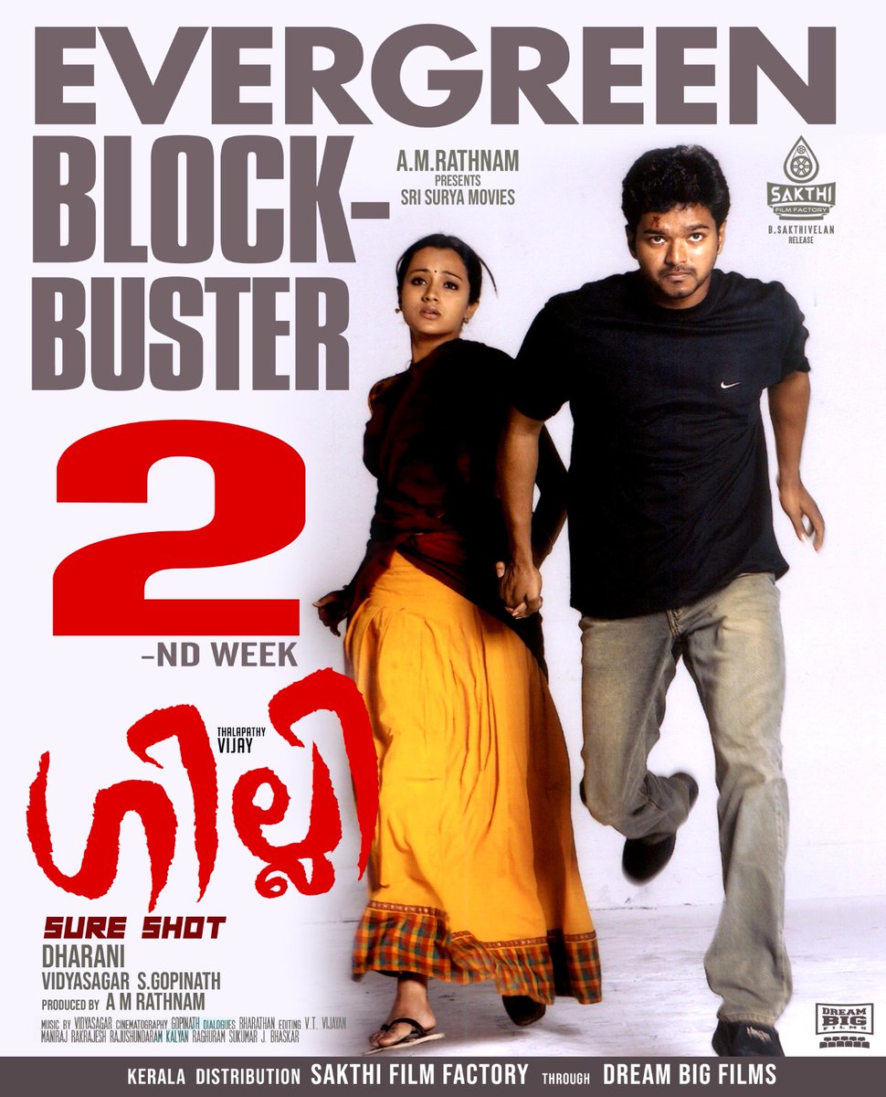 Despite 4 Malayalam films doing well in Kerala, #Ghilli has earned around 50 lakhs in Kerala. - Distributor #Sakthivelan #GhilliReRelease @actorvijay