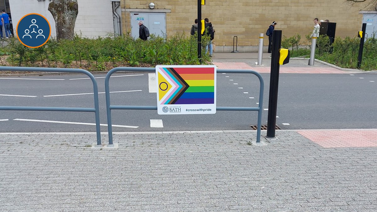 The @UoBathEquality team have been working with Campus Infrastructure on our “Cross with Pride” campaign in time for our Campus Pride celebrations. blogs.bath.ac.uk/inclusion/2024…