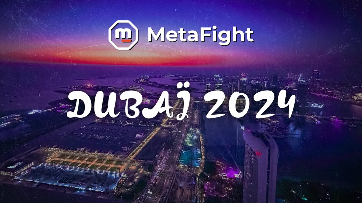 MetaFight Team(@juliametafight, @ThomasMetaFight & @roccajayb) was in Dubai for a bunch of events, which allowed us to do a lot of things, including:👇