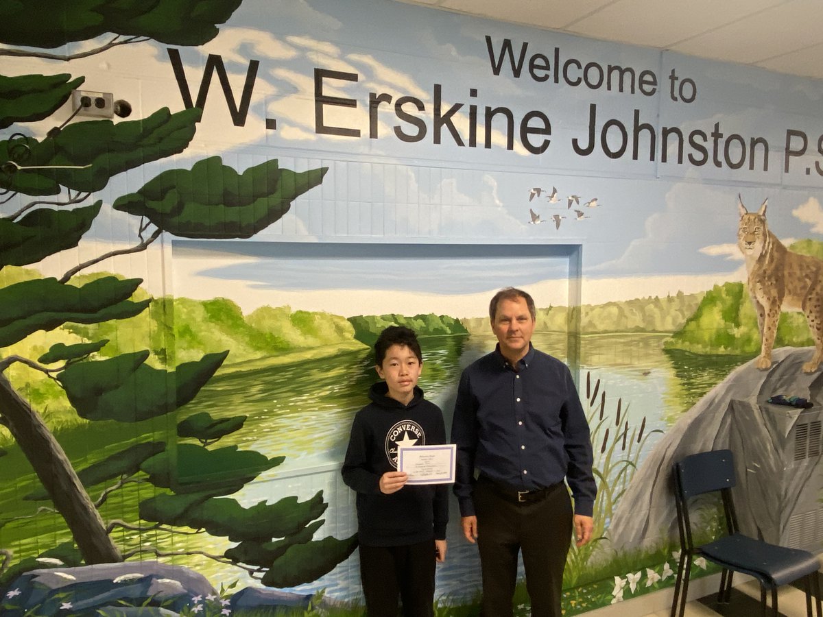 Our top 5 grade 6 Math League Contest participants helped WEJ finish 1st in Canada! We are proud of all of our contest writers, congratulations! #ocdsb #mathleaguecontest