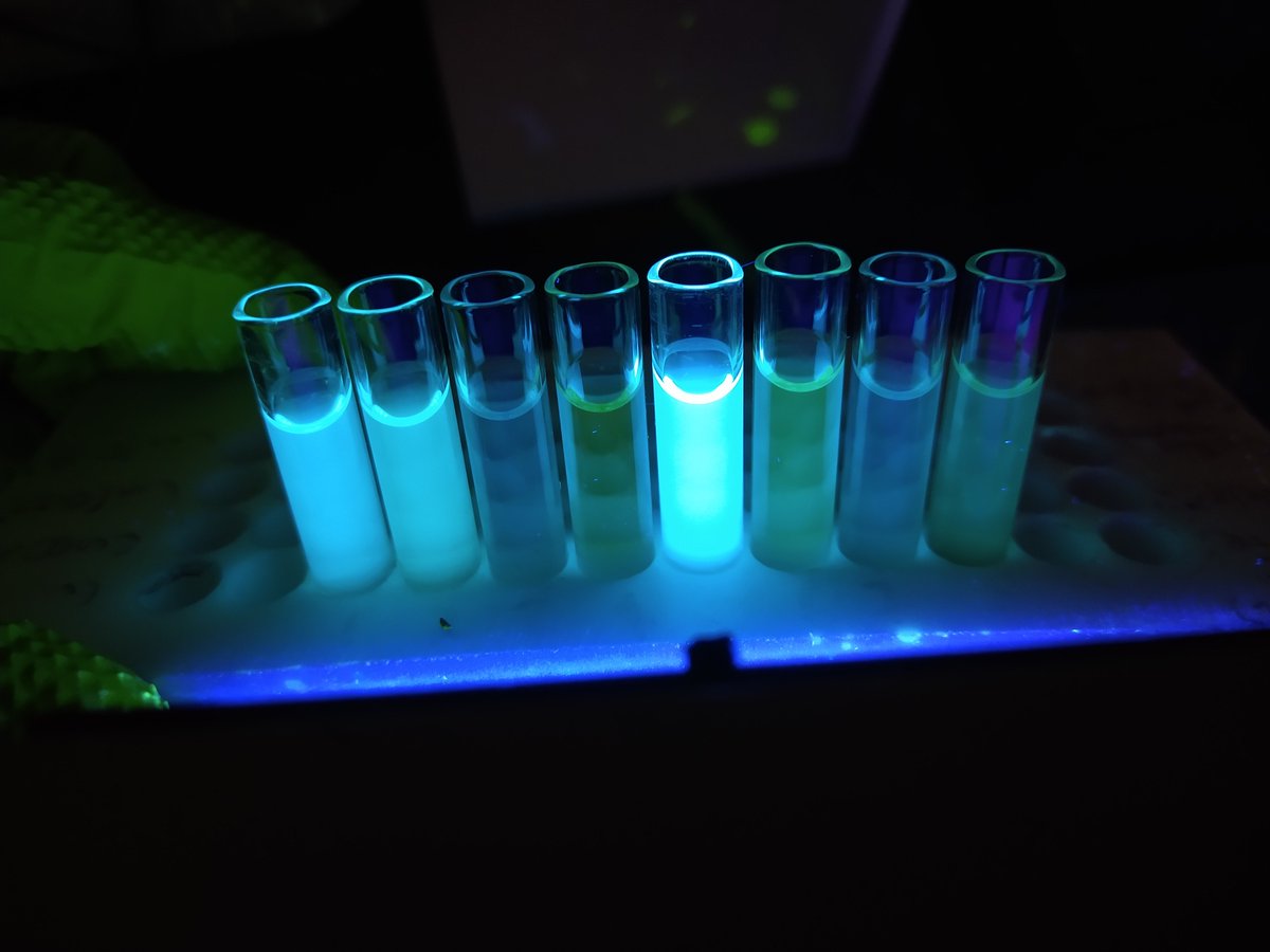 Let it glow! 🌟 Some phosphorescence lifetimes are exceeding 10 microseconds, and the samples aren’t even Frozen. 🧪✨ #FluorescenceFriday