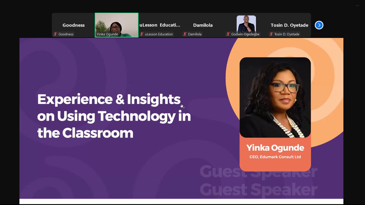 'Technology makes learning to be more engaging for students. It is interactive and gets them excited about their lessons. Even the most boring have been made to come alive. What this is telling us is that this is the way of the future. There's no way around it.' - @Yinkaogunde1,…