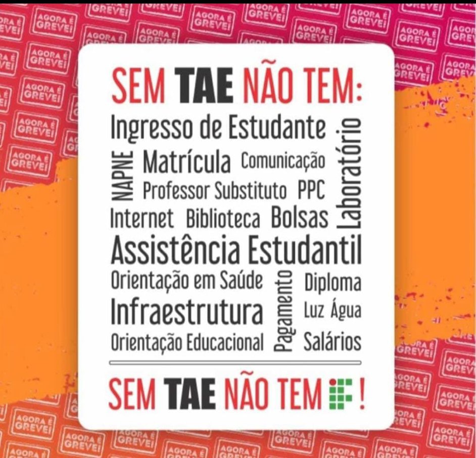 EBagatelli's tweet photo. Lutamos por melhores condições de trabalho e reconhecimento! #LulaRecebaOsTAE @lulaoficial https://t.co/PkNcu9V5j8