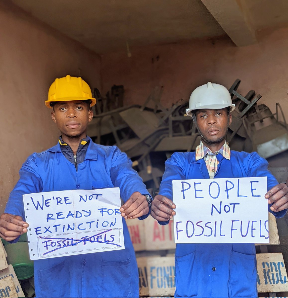 As the world seeks stability, fossil fuel companies continue to expand to improve their production in order to engulf humanity in chaos. Recent climatic disasters in China, Qatar, the USA, Chile and throughout Africa can serve as an example and call on us to act urgently. #ActNow