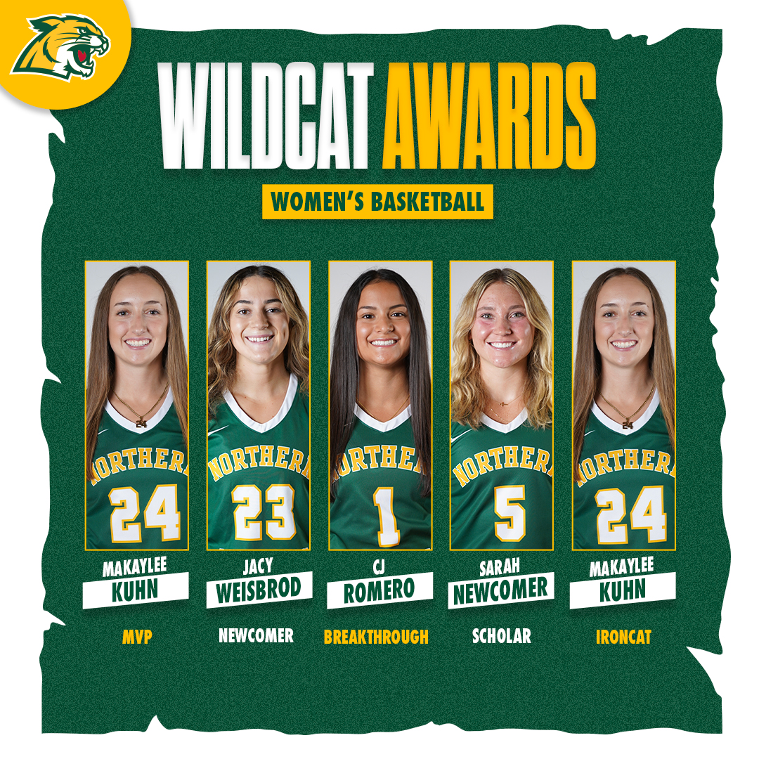 Congratulations to the department and team award winners from Women's Basketball!

#NMUwildcats #WildcatAwards2024