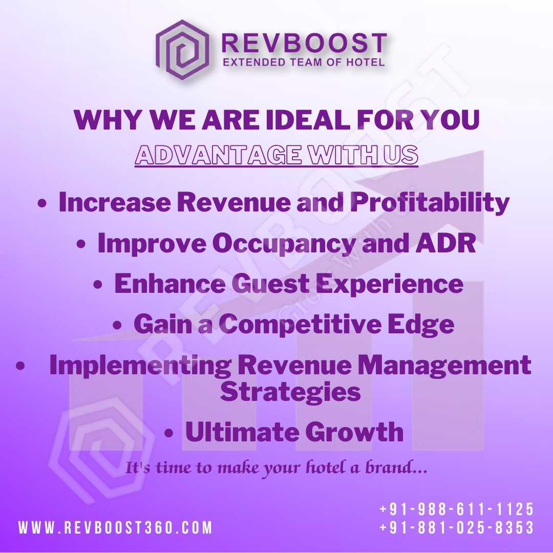 #revboost360 #onlinebookings #otamanagement #hotelmarketingexpert #hotelbusiness #hoteliers #hotelservices #hotelmanagement #socialmediamarketing #digitalmarketingexpert #socialmediamanagement #Revenue #revenuegrowth #revenuemanagement #BusinessGrowth #tourism #hotelindustry