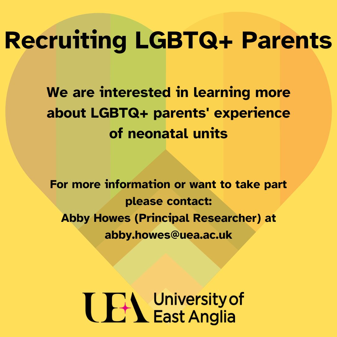 Please share! If you are interested in taking part or want to know more please email abby.howes@uea.ac.uk