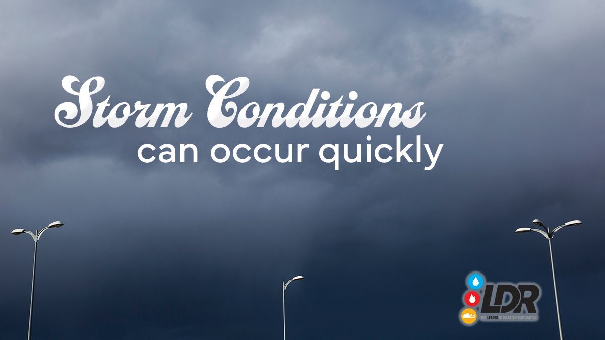 Storm conditions can occur year-round. If time permits, secure loose objects, close windows and doors, and move valuable objects inside.  #Storms #Tips #Wind #StormyWeather #Weather