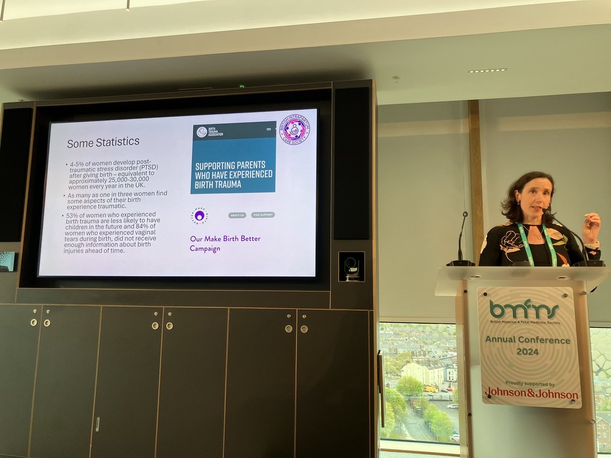 Important discussion about birth trauma, assisted vaginal birth and equity of access to care important to have accessible information for women to inform decisions #BMFMS2024 @Options_Study @informbirth