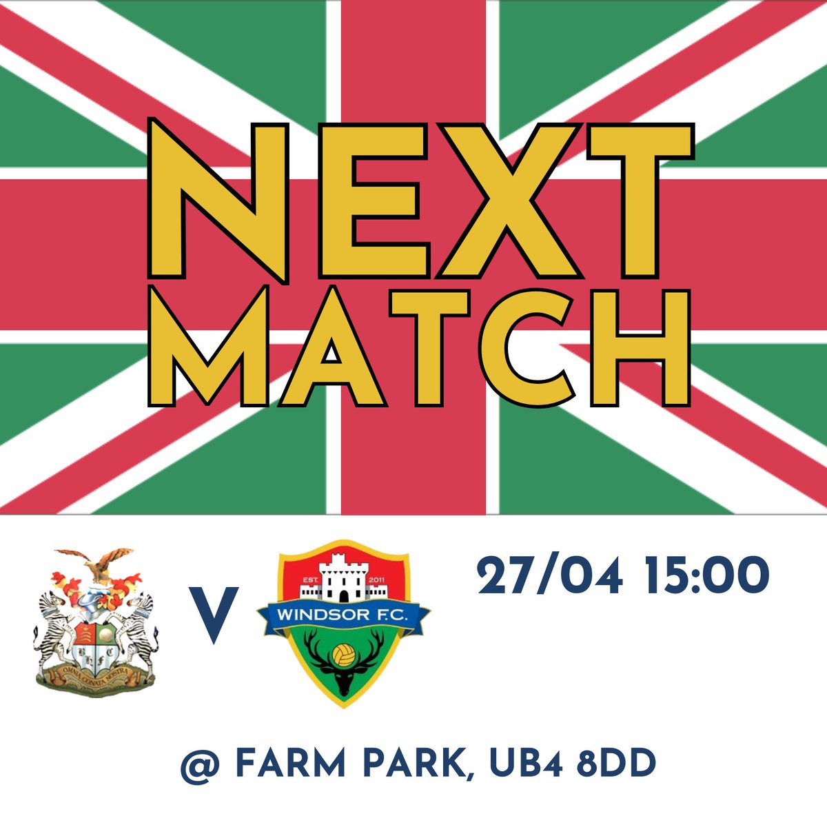 On the road for the last time this season v @BrookHouseFC 🚌 Join us! 👏 🟥🟩