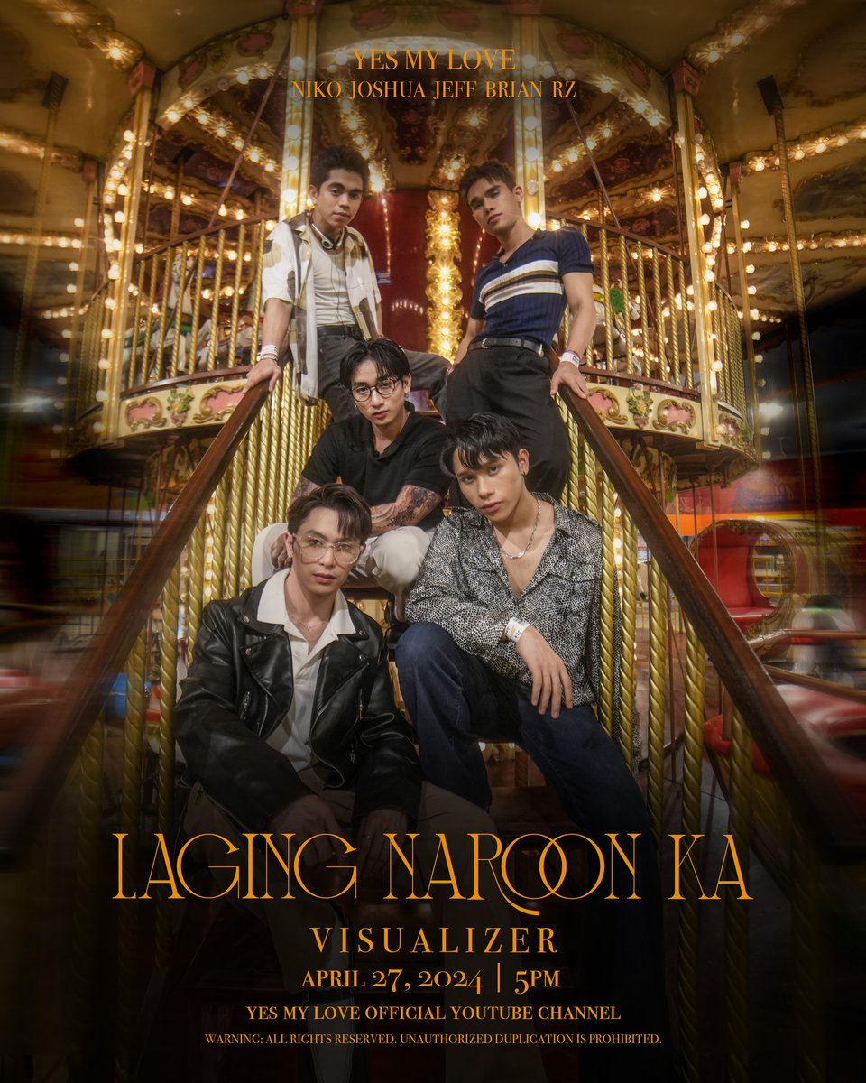 Ready to take a stroll with us 143? ❤️‍🔥 💿 TRACK #1 “Laging Naroon Ka” Visualizer | April 27, 2024 🔗: YesMyLove.lnk.to/LagingNaroonKa #143YesMyLove #YML_LagingNaroonKa