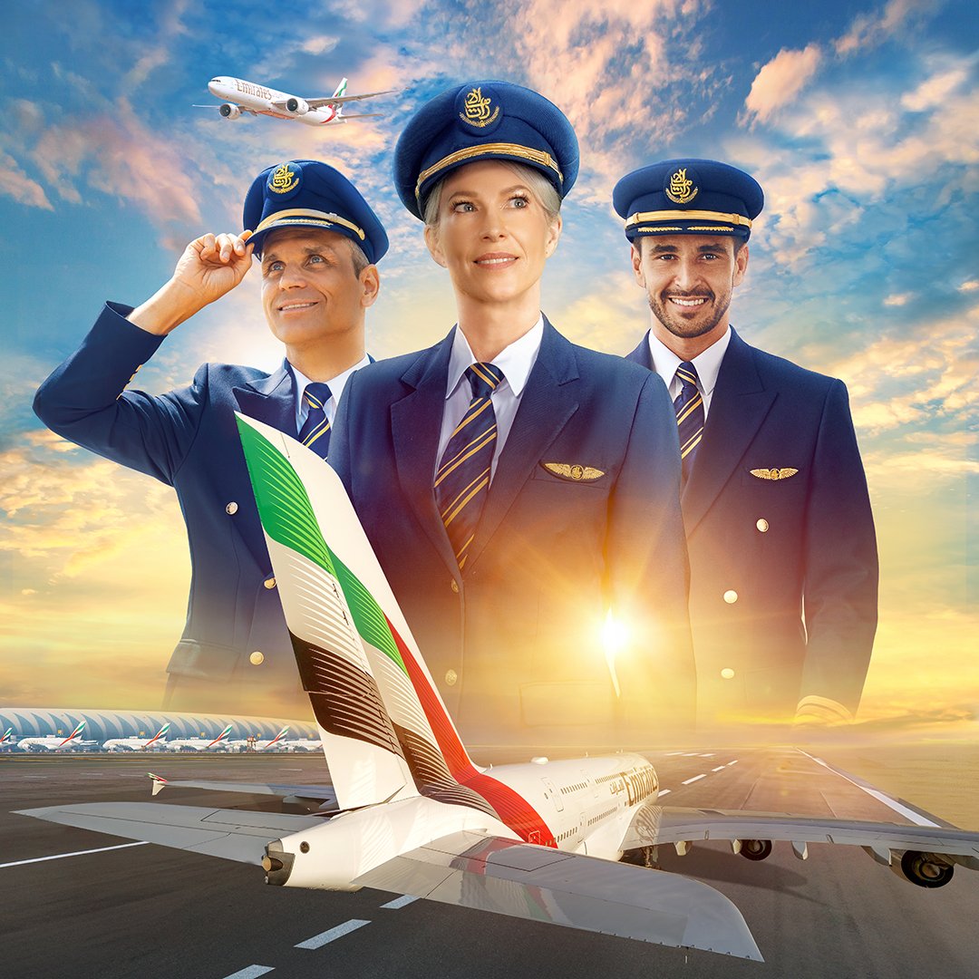 World's best airline @emirates celebrating the navigators of the skies!

Happy World Pilots' Day. 🧑‍✈️👩‍✈️

#Emirates #FlyBetter #pilotsday