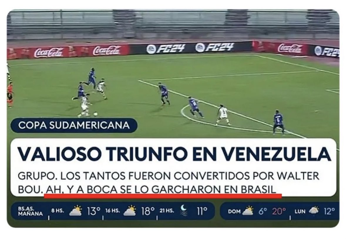 Si ya echaron al muchacho de TN espero que River ya le esté ofreciendo un trabajo mejor.