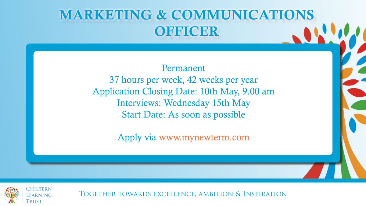 🚨🚨Announcement🚨🚨 We are looking for someone with a positive attitude, a keen eye for detail, and a passion for marketing and communication, to join our fantastic team. Think you're the perfect fit? Apply now: mynewterm.com/jobs/579476/ED…