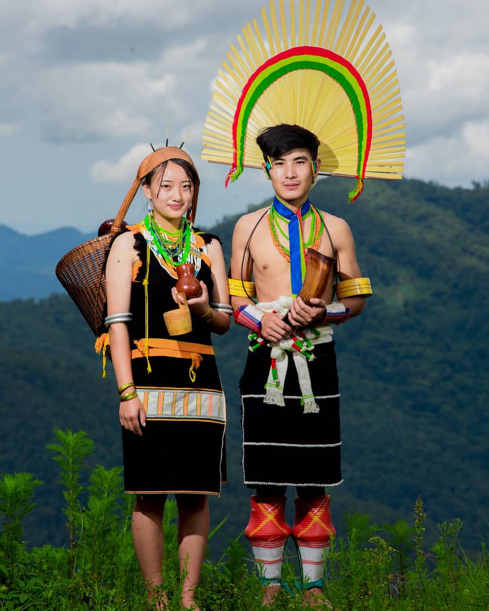 The chakhesang Tribe traditional attire of Nagaland. #IndigenousPeoples #India